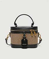 NICHE CANVAS SPLICING BOX BAG