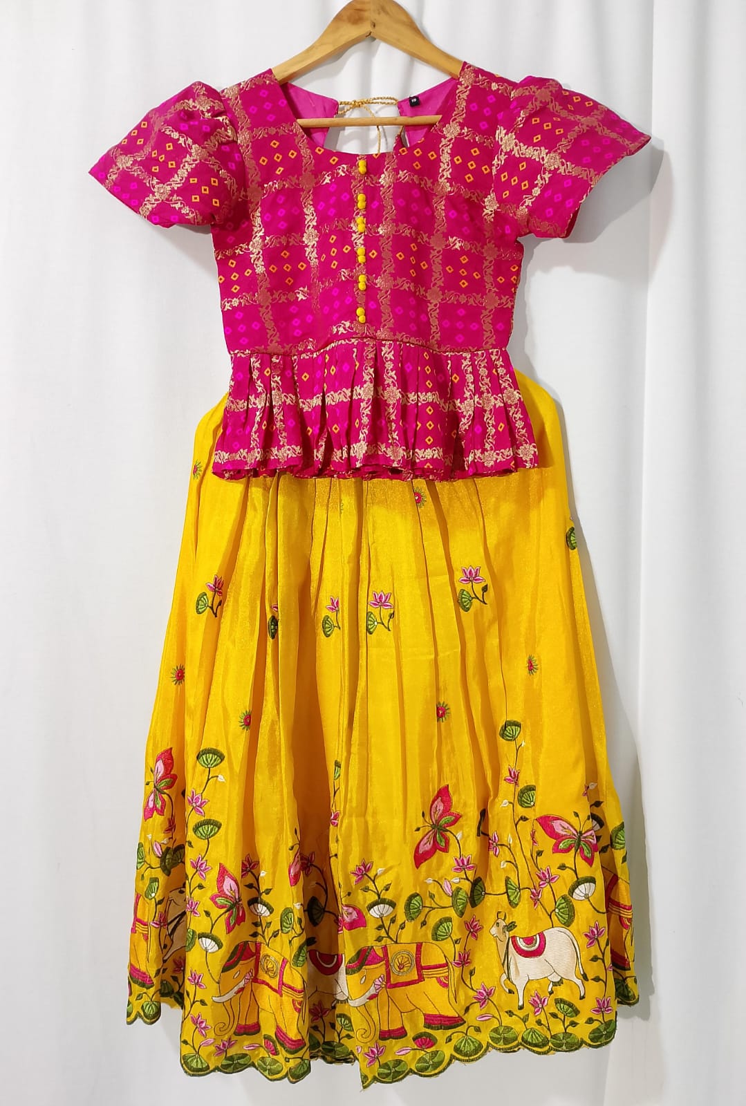 K94: Ready To Ship Beautiful Kids Lehenga Set