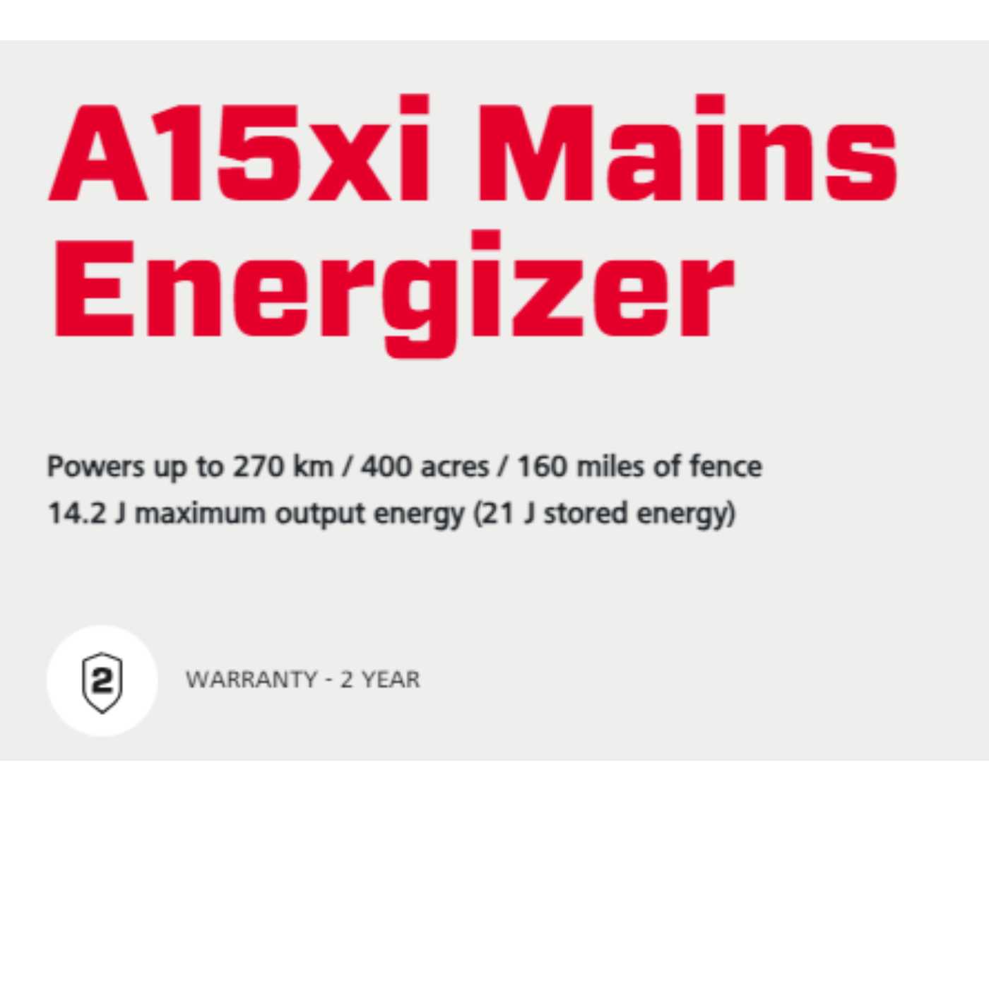 Speedrite Mains Energizer A15xi