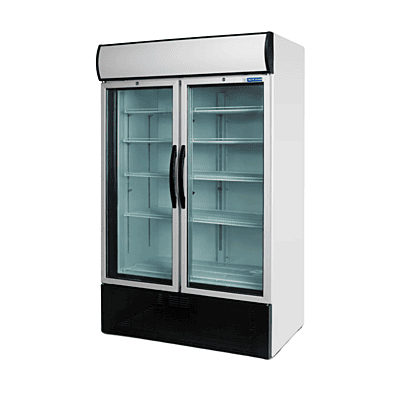 Side look of Blue Star Visi Cooler VC1250E-945 liters Side look of Blue Star Visi Cooler VC1250E-945 liters