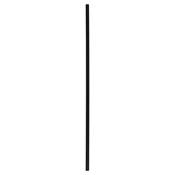 Empress Semi Slim Straw / Stirrer Unwrapped 7.75" Black Boxed 10 / 500 cs