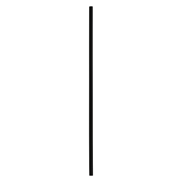 Empress Cocktail Straw / Stirrer Unwrapped 5.25" Black Boxed 10 / 1000 cs