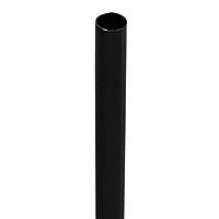 Empress Cocktail Straw / Stirrer Unwrapped 5.25" Black Boxed 10 / 1000 cs