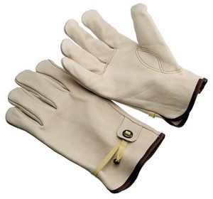 Grain cowhide driver, keystone thumb, ball and tape back