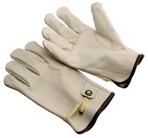 Grain cowhide driver, keystone thumb, ball and tape back
