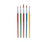 DOMS Colourmate Round Paint Brushes Set of 5 (0,1,2,4,6) – Synthetic Hair Brushes