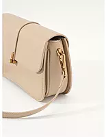 GENUINE LEATHE SMALL SQUARE BAG
