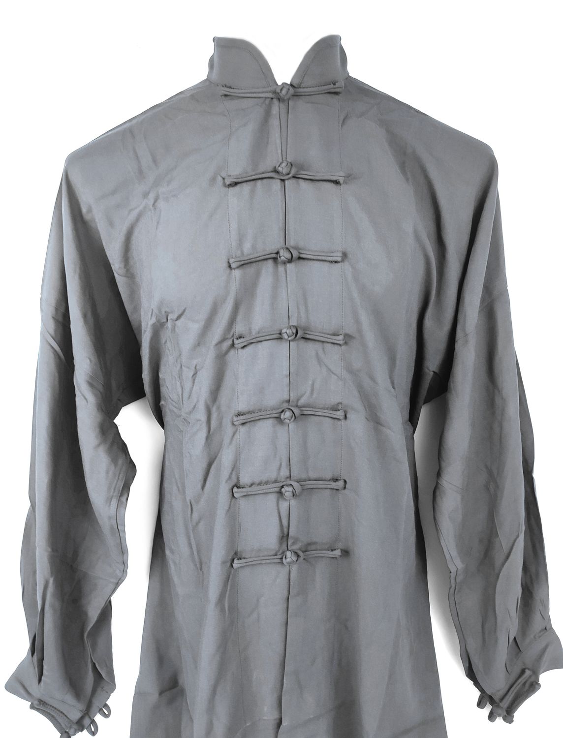 Uniforme De Tai Chi Tela De Algodón Gris