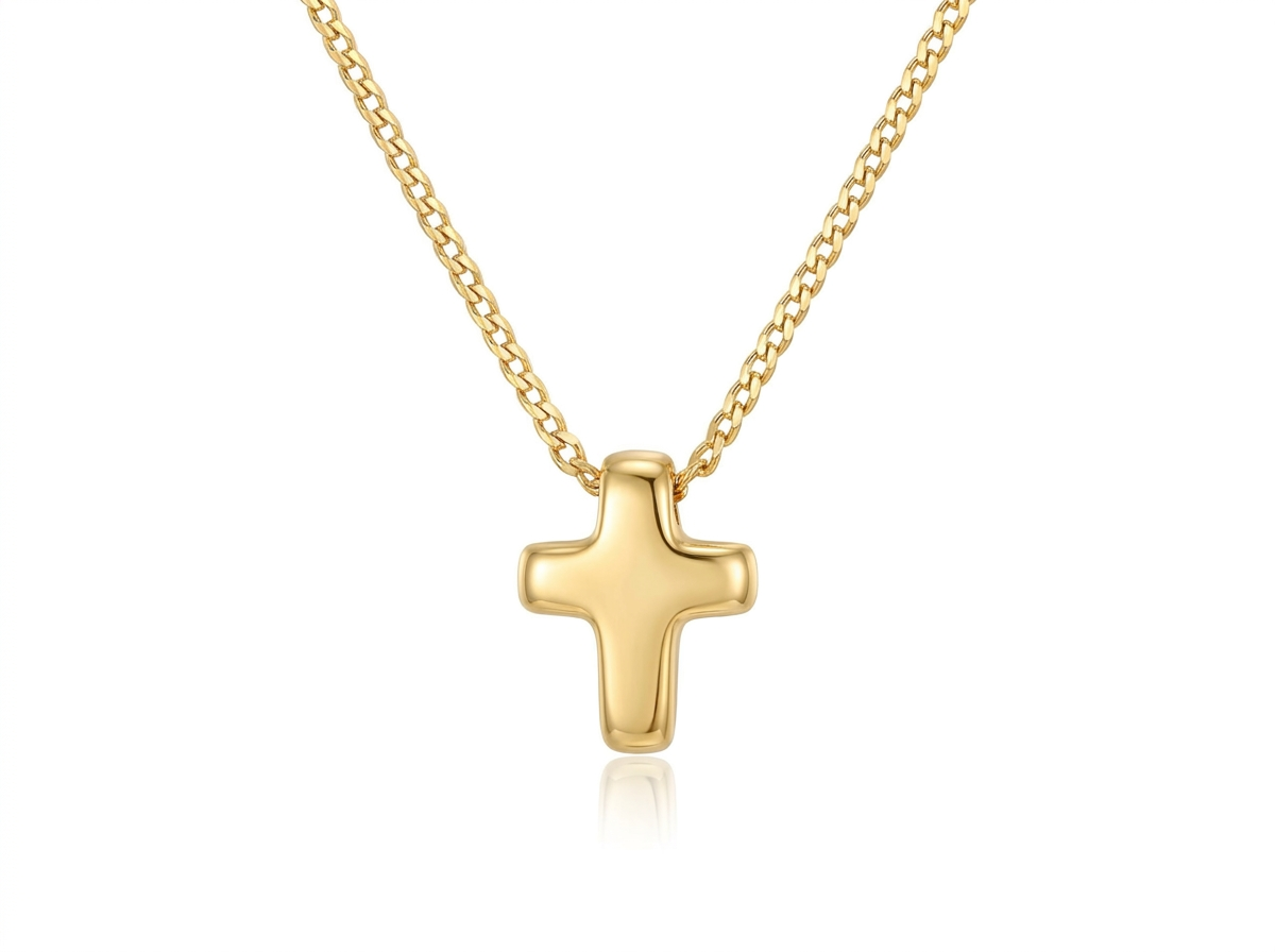 CRUZ INFLADA CON CADENA