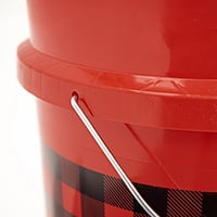 Eskimo Plaid 6 Gallon Bucket Eskimo Plaid 6 Gallon Bucket