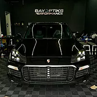 Facelift Style LED Headlights for Porsche Cayenne 957