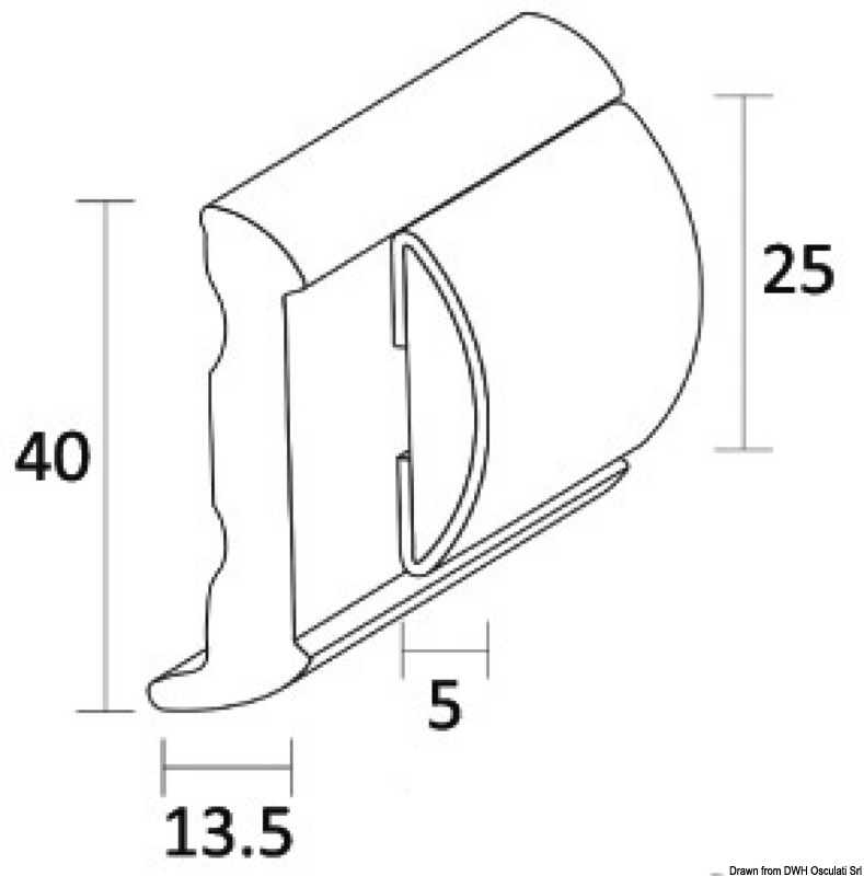 SPHAERA 25 fender profile standard base 24m
