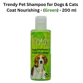 Trendy Pet Shampoo Coat Nourishing - (Green) - 200 ml