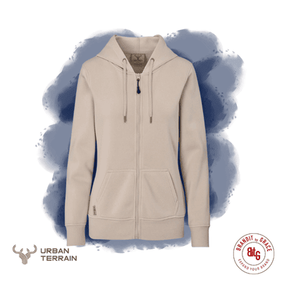 Rift Hooded Sweater -Stone