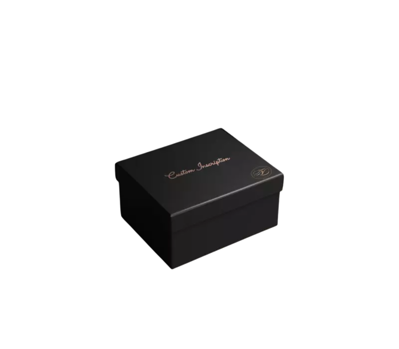 Custom Hard Boxes with Inscription (Black 12 x 12 x 4)