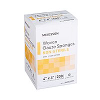 McKesson Gauze Sponge 4 X 4 Inch 8-Ply NonSterile