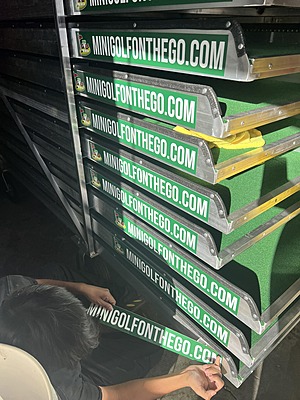 Mini Golf Custom Course Stickers
