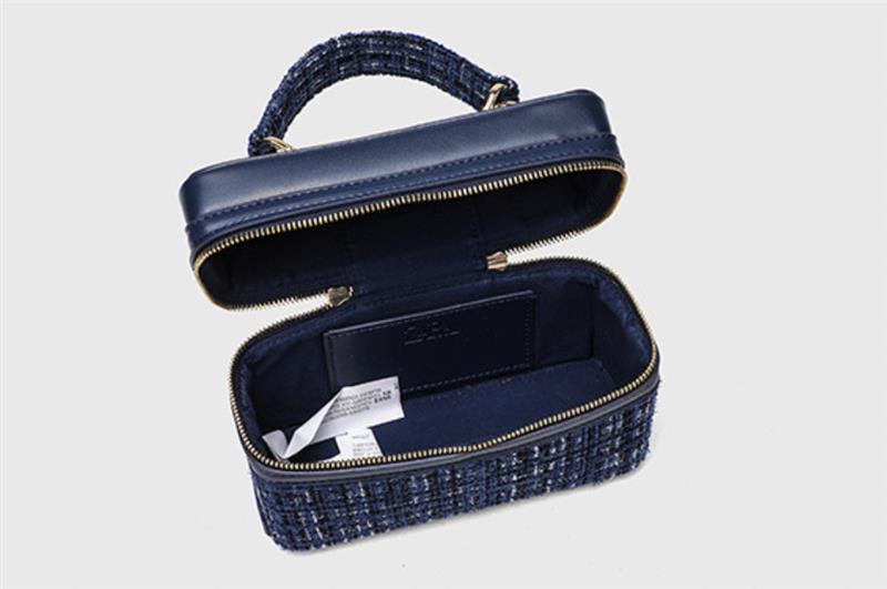 ZARA MINI SQUARE BOX BAG BLUE