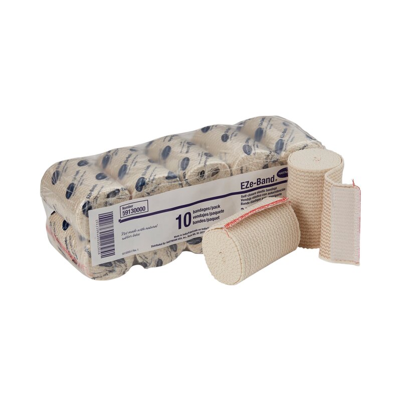 EZe-Band® LF Elastic Bandage 3 Inch × 5 Yard Tan Double Hook and Loop Closure (EA)