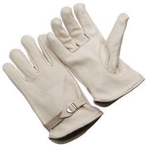 Premium grain drivers, keystone thumb, leather hem, leather pull strap