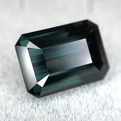 4.91ct Octagon Step Cut Sapphire