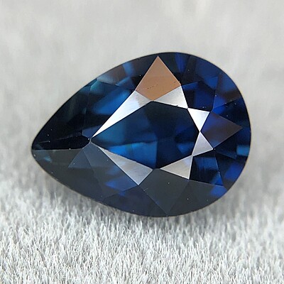 1.24ct Pear Mixed Cut Sapphire