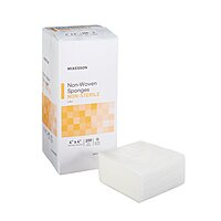 McKesson Nonwoven Sponges 4" x 4" 4-Ply, NonSterile