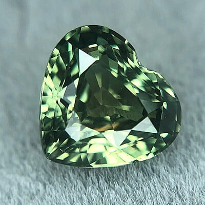 1.57ct Heart Mixed Cut Sapphire