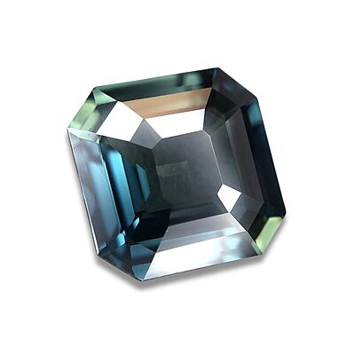 3.57ct Octagon Step Cut Sapphire