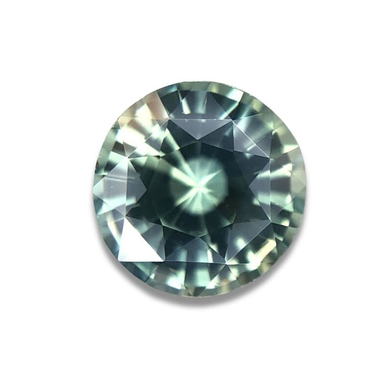 1.06ct Round Mixed Cut Sapphire