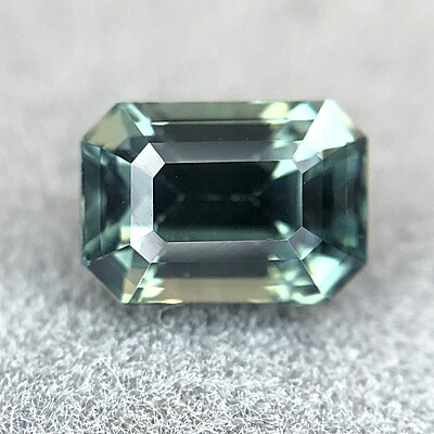 1.15ct Octagon Step Cut Sapphire