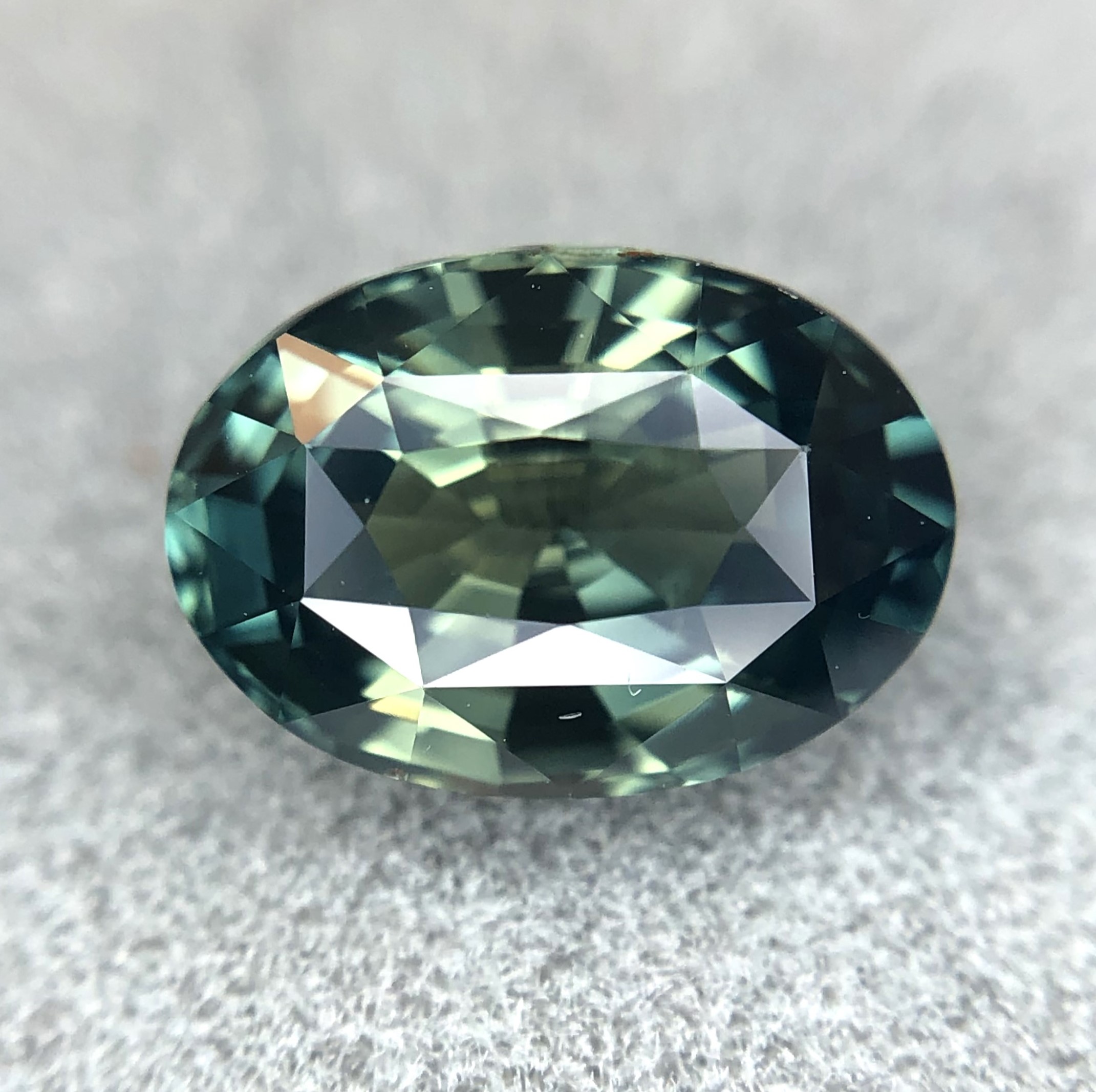 2.01ct Oval Mixed Cut Sapphire