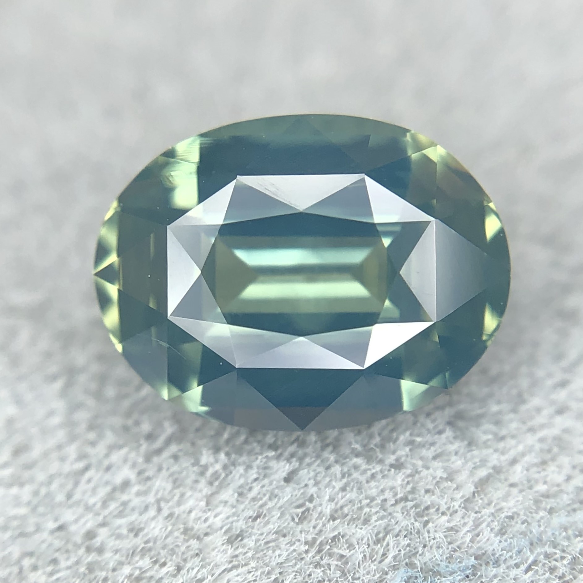 1.27ct Oval Mixed Cut Sapphire