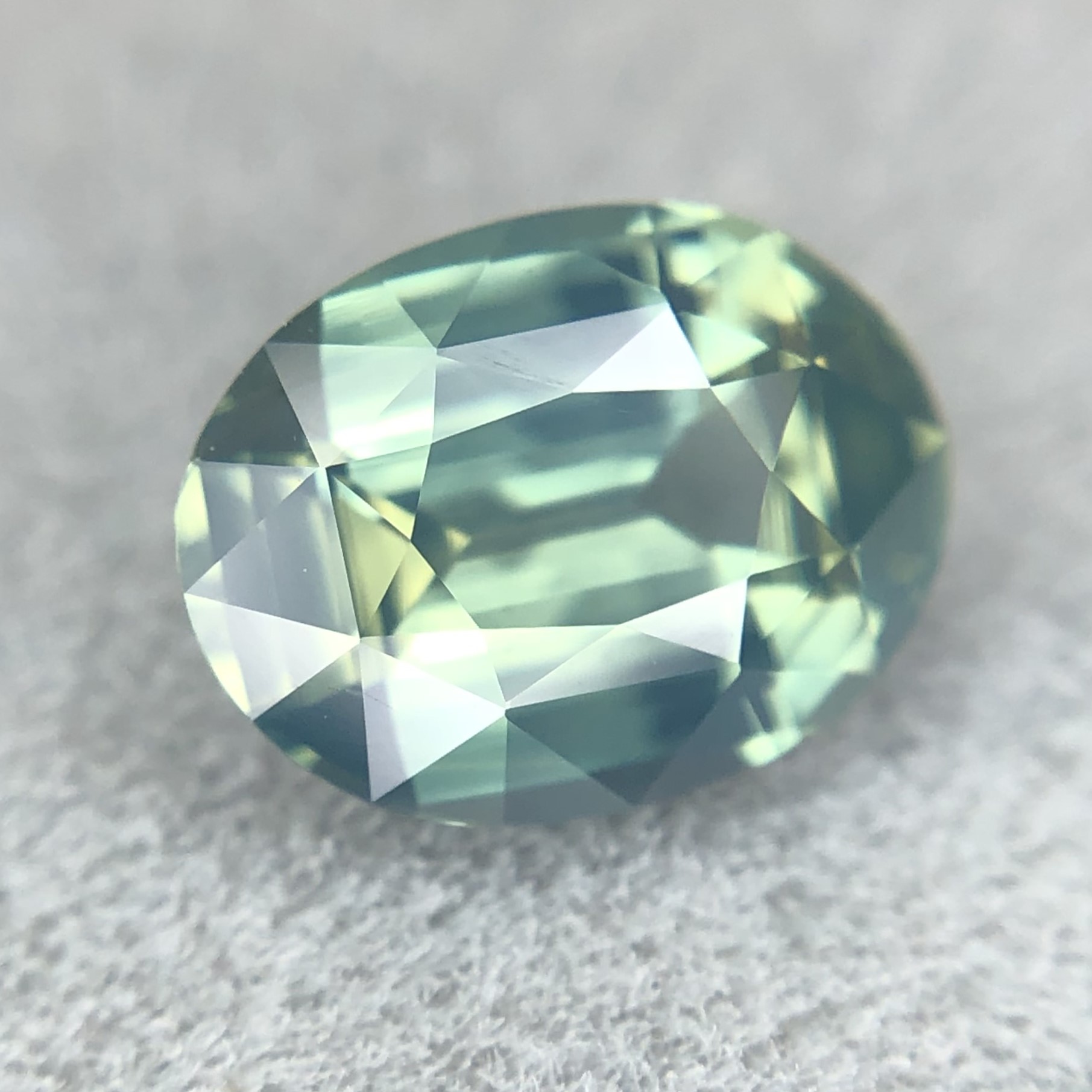 1.27ct Oval Mixed Cut Sapphire