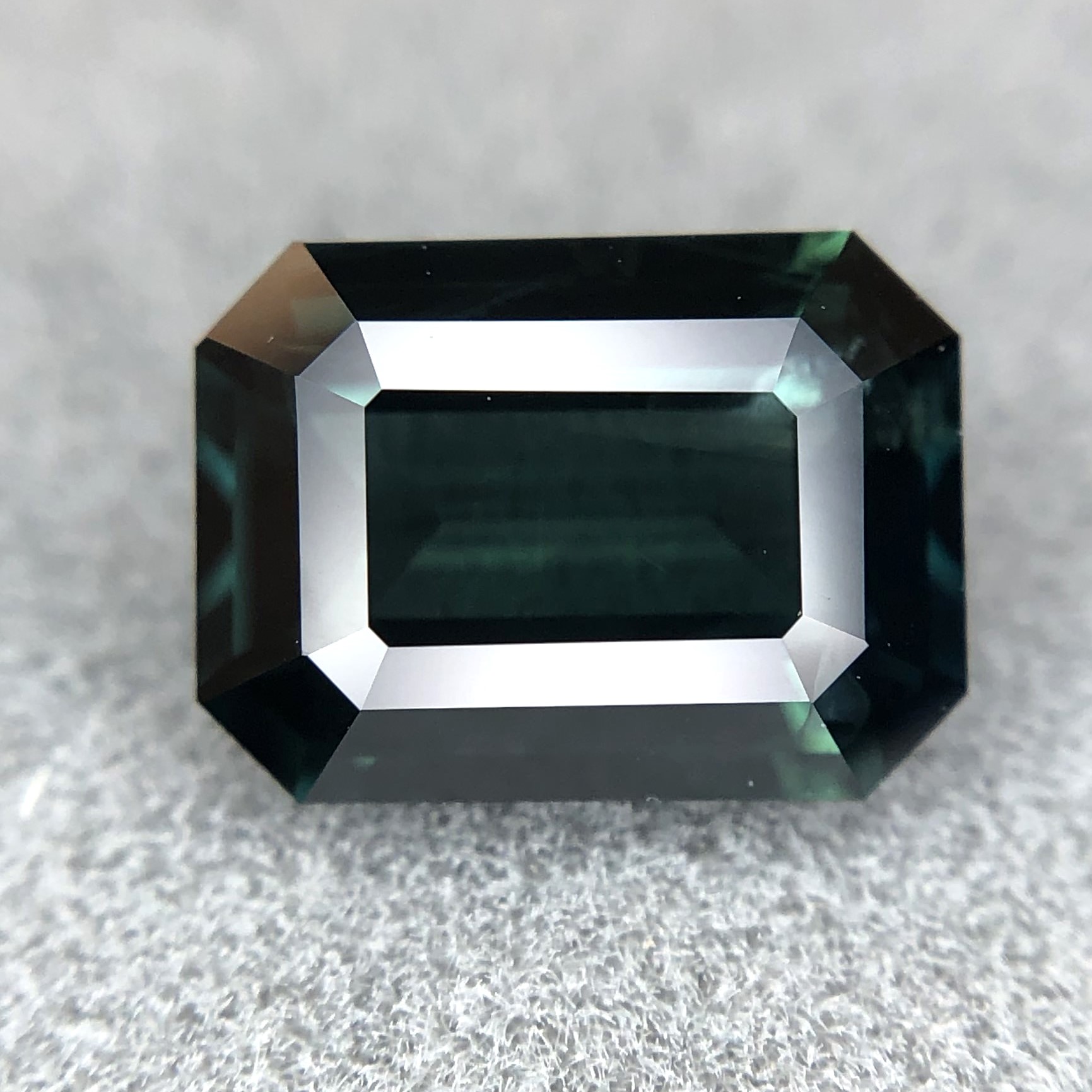 1.56ct Octagon Step Cut Sapphire