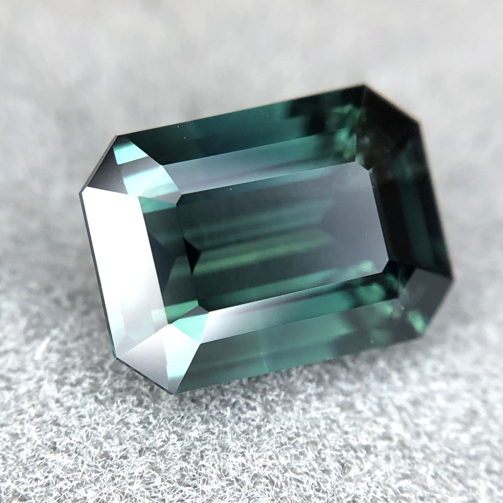 1.56ct Octagon Step Cut Sapphire