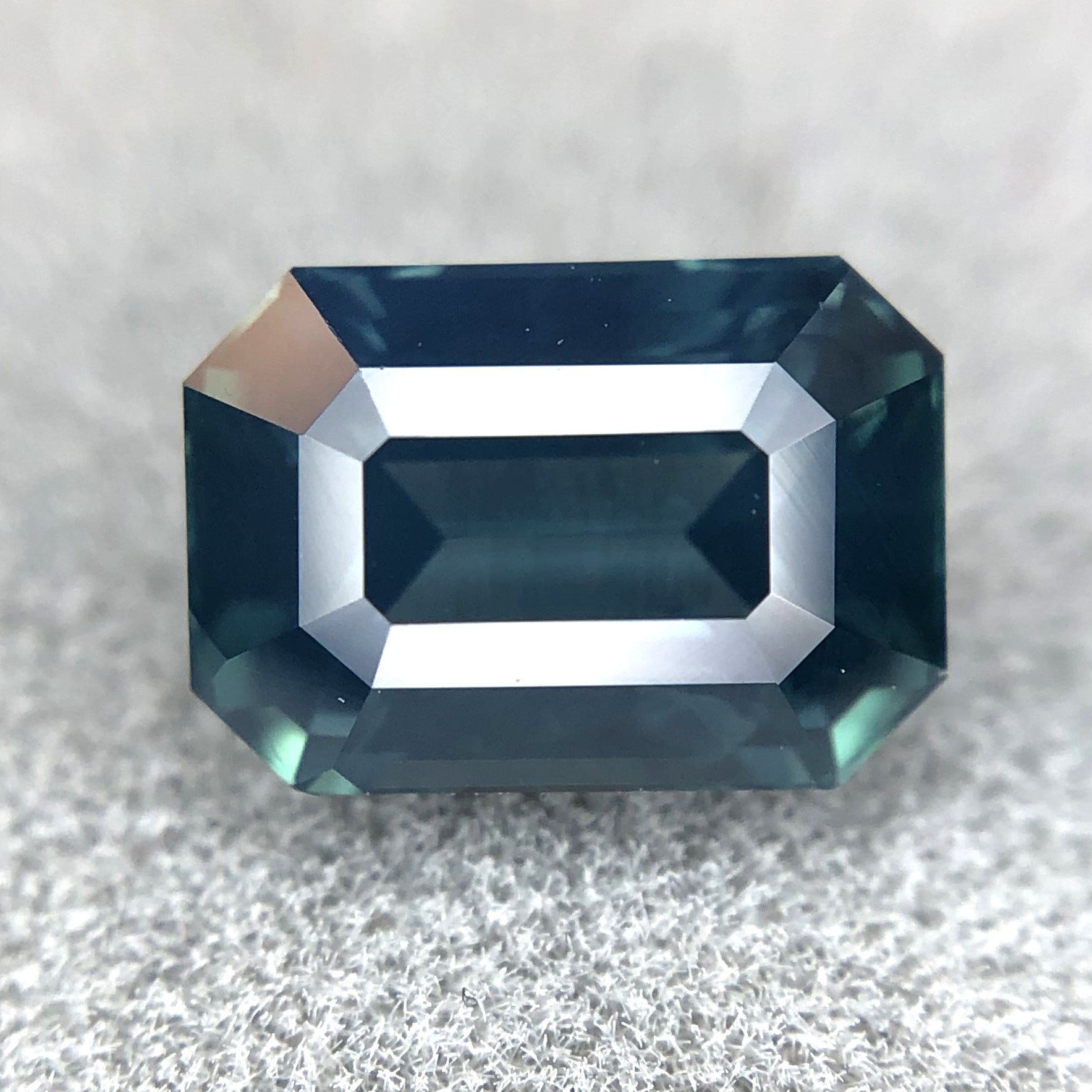 1.53ct Octagon Step Cut Sapphire