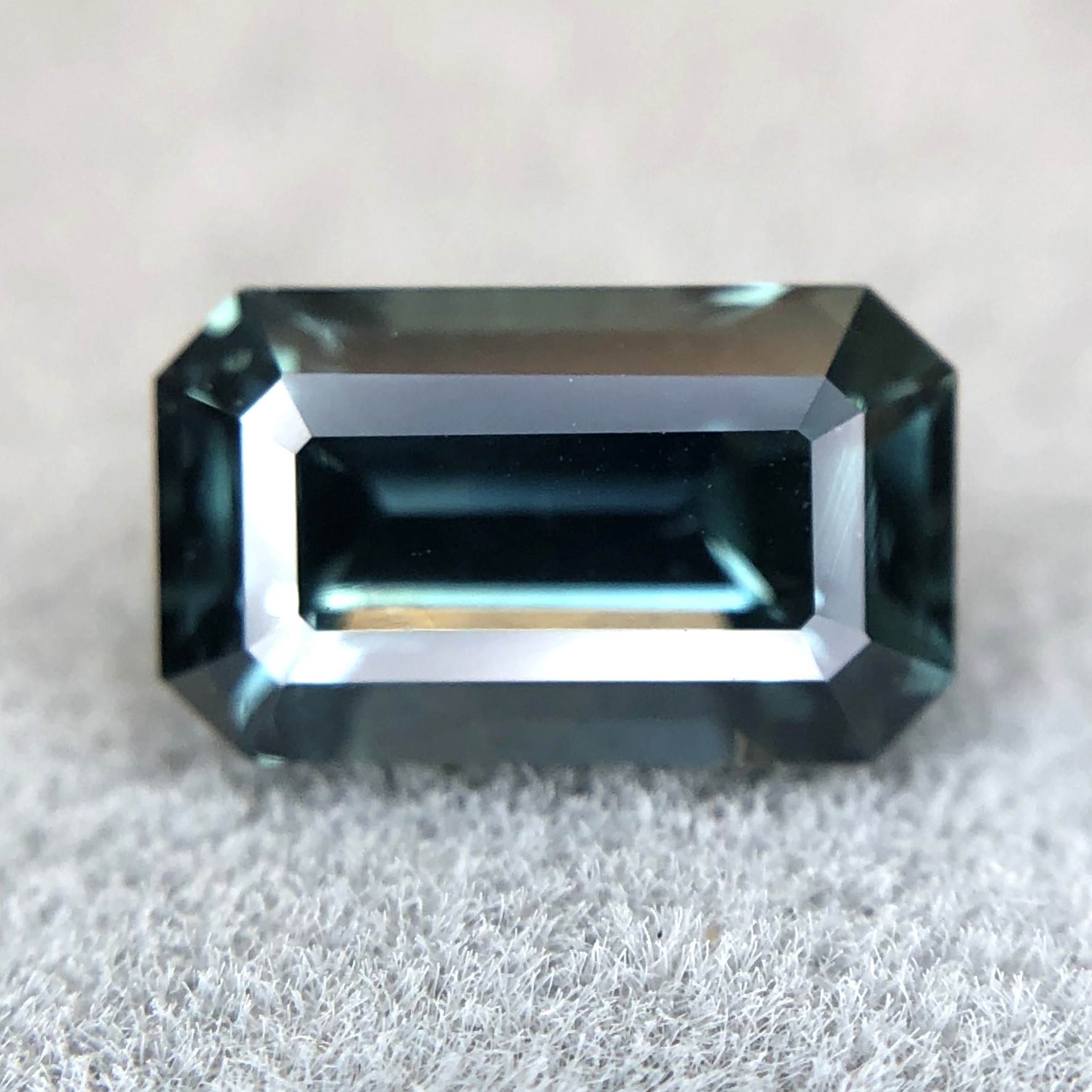 1.51ct Octagon Step Cut Sapphire