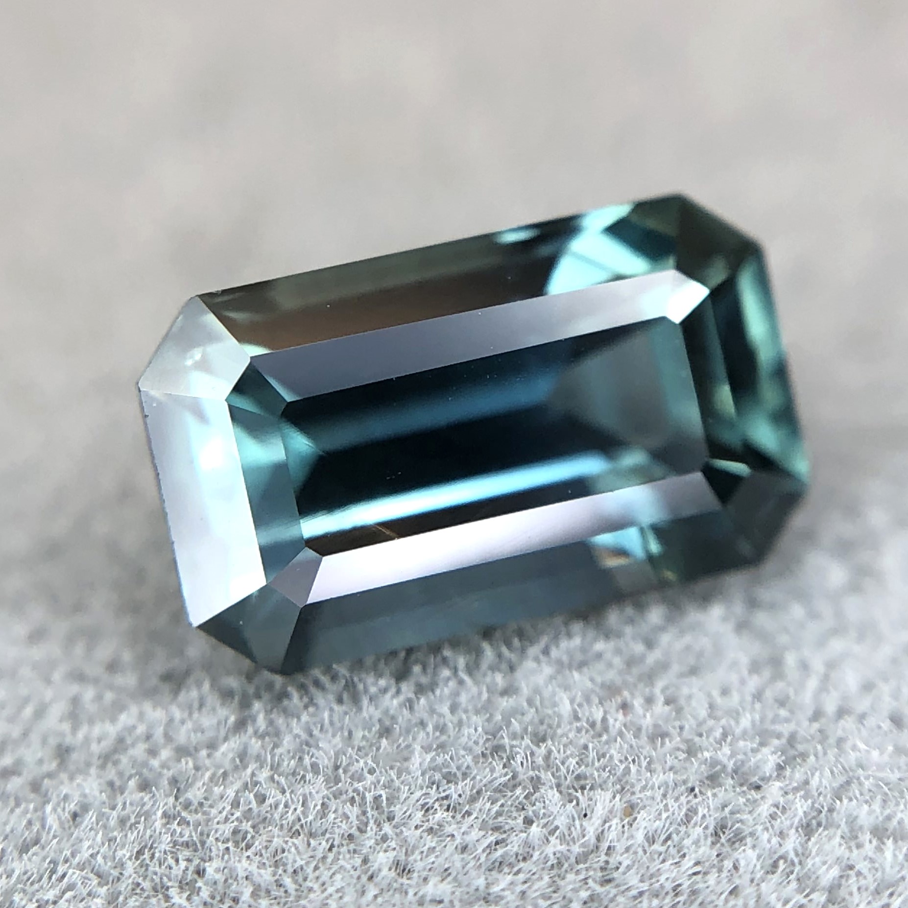 1.51ct Octagon Step Cut Sapphire