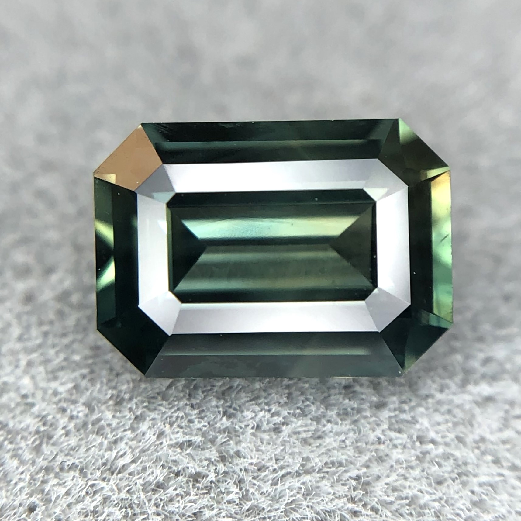 1.08ct Octagon Step Cut Sapphire