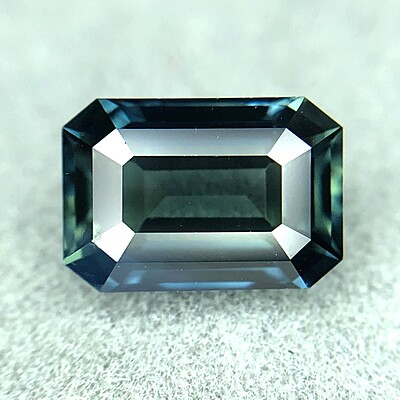 1.53ct Octagon Step Cut Sapphire