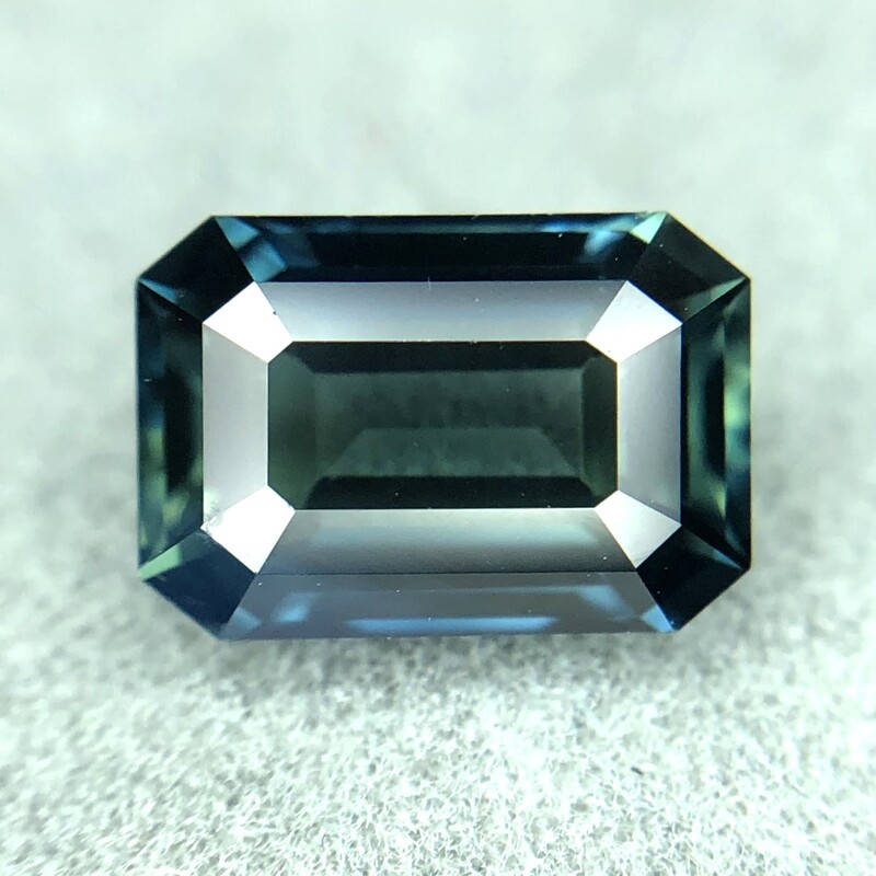 1.53ct Octagon Step Cut Sapphire