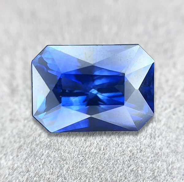 1.11ct Radiant Brilliant Cut Sapphire