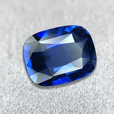 1.09ct Cushion Mixed Cut Sapphire