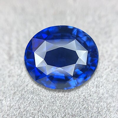 1.08ct Oval Mixed Cut Sapphire