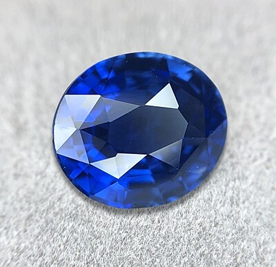 1.08ct Oval Mixed Cut Sapphire