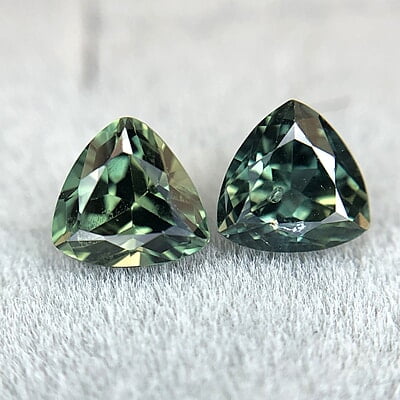 1.58tcw Trillium Mixed Cut Sapphire Pair 1.58tcw Trillium Mixed Cut Sapphire Pair