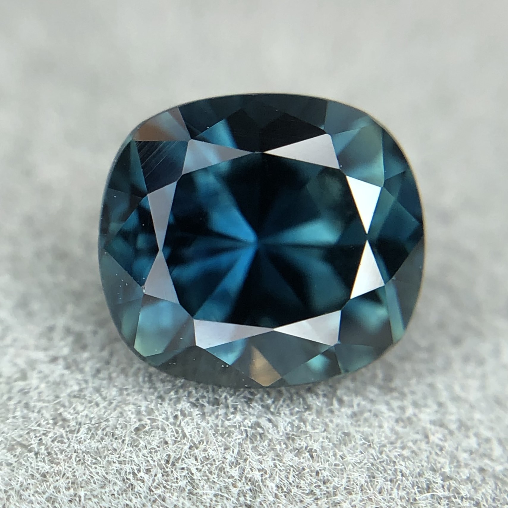 1.19ct Cushion Mixed Cut Sapphire