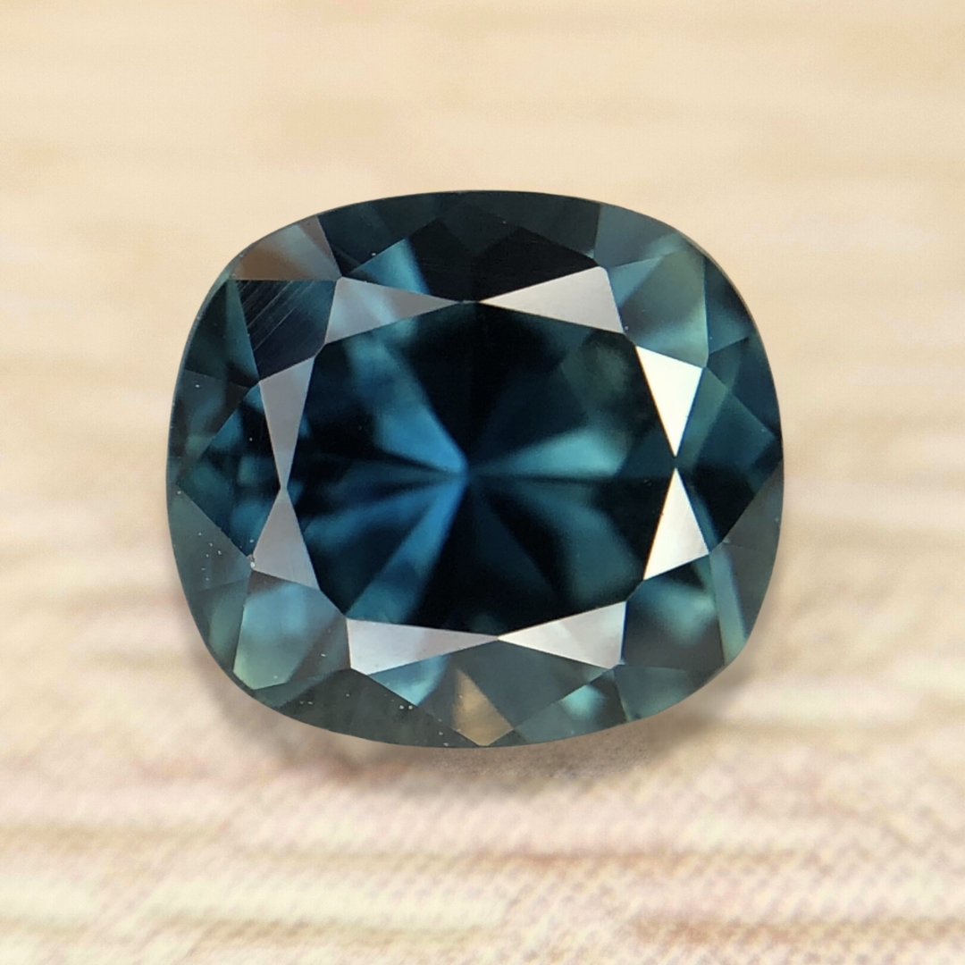 1.19ct Cushion Mixed Cut Sapphire