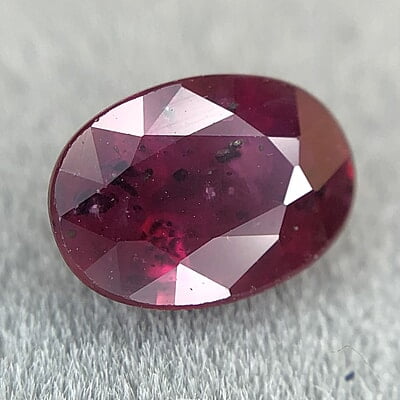 1.05ct Oval Mixed Cut Ruby
